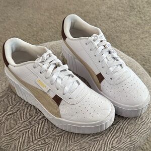 PUMA Leather and Suede Sneakers